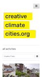 Mobile Screenshot of creativeclimatecities.org